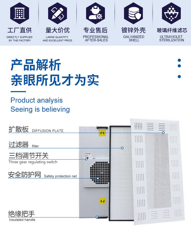 重庆万好工业FFU空气净化器-优势